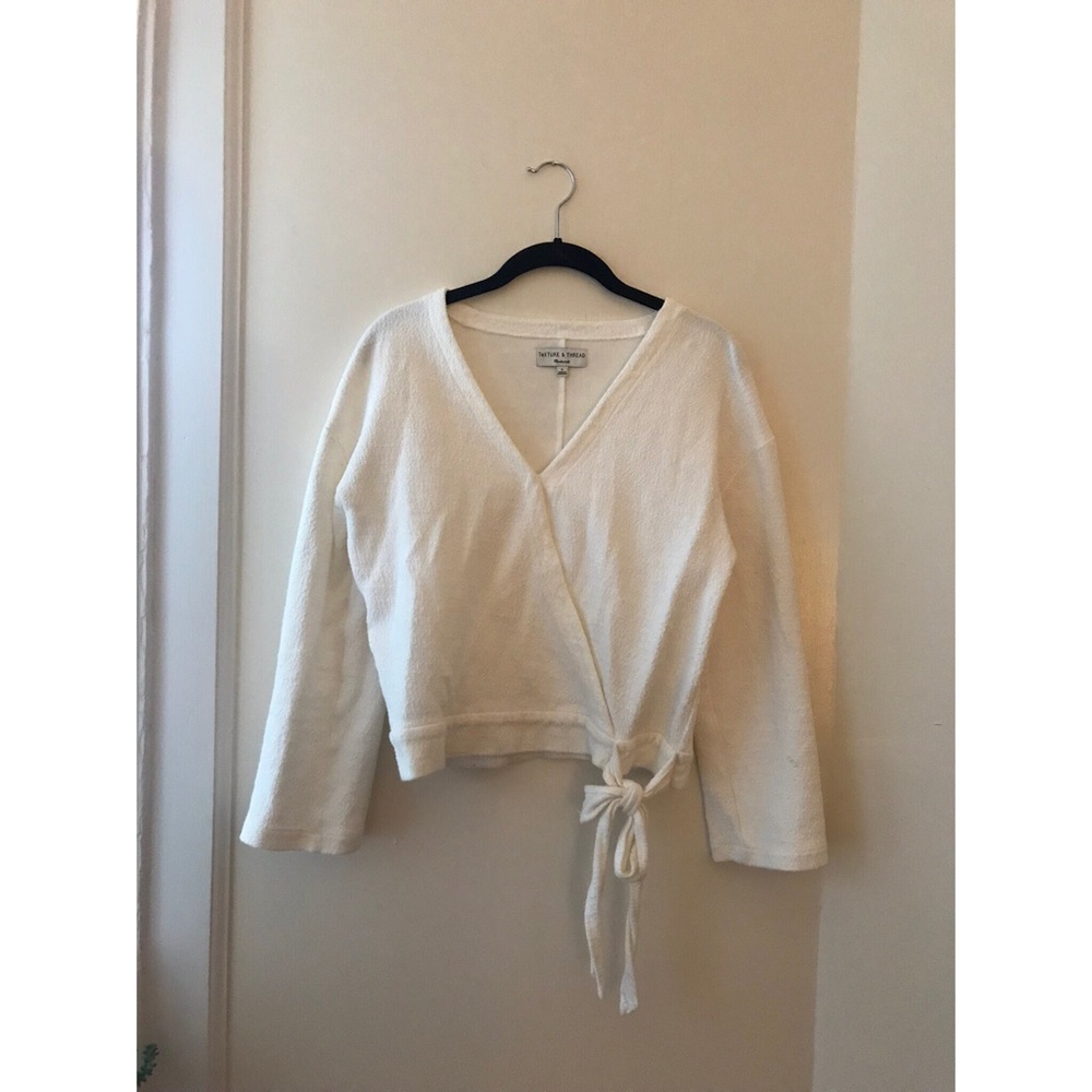 Madewell faux wrap top